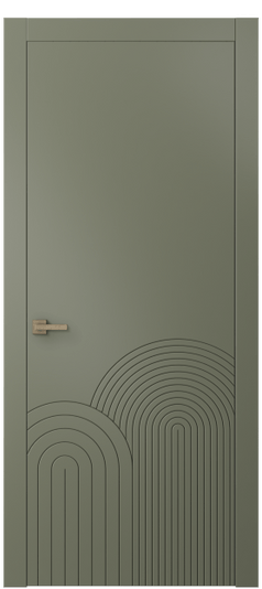 Межкомнатная дверь 8059 МОТ. Цвет Матовый оливковый тёмный. Материал Гладкая эмаль. Коллекция Linea. Фото. Дверь межкомнатная 8059 МОТ. Цвет Матовый оливковый тёмный. Материал Гладкая эмаль. Коллекция Linea. Картинка.